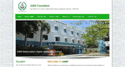 Desktop Screenshot of ammfoundation.org